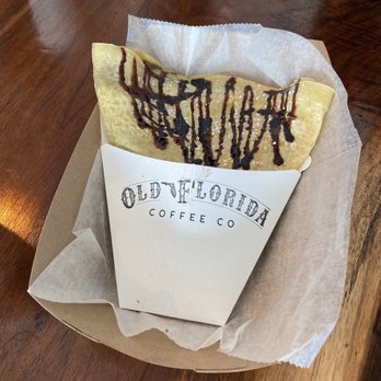 Old Florida Coffee - Crepe with strawberries, bananas and Nutella. - Coffee & Tea Near Me - Fort Pierce, Florida