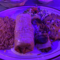 Mini Chicken Chimi & Beef Enchilada. Mini Chicken Chimi & Beef Enchilada.