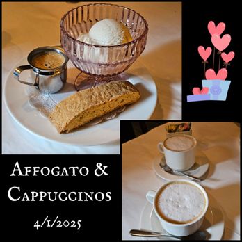 Docks Oyster Bar - Midtown East, NYC - My favorite dessert with decaf espresso. - Seafood Near Me - New York, New York