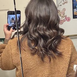 Trimmed and curled by Alex Trimmed and curled by Alex