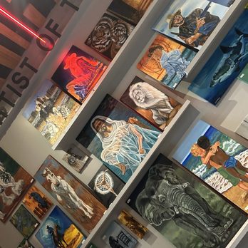 ART Burger Sushi Bar - Beautiful Artwork with Featured Artists - Sushi Bars Near Me - Myrtle Beach, South Carolina