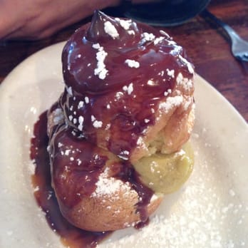 The Cookery - "Homage to the paradise restaurant" big banana cream puff with Nutella - Italian Near Me - Dobbs Ferry, New York The Cookery - "Homage to the paradise restaurant" big banana cream puff with Nutella - Italian Near Me - Dobbs Ferry, New York