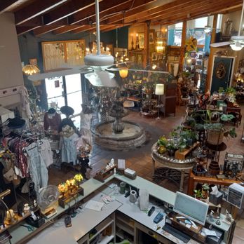 Tattered Nest Vintage - Inside, view from 2nd floor - Antiques Near Me - Phoenix, Arizona Tattered Nest Vintage - Inside, view from 2nd floor - Antiques Near Me - Phoenix, Arizona