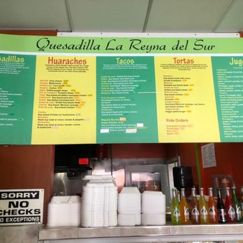 Quesadilla La Reyna Del Sur - the menu - Mexican Near Me - Chicago, Illinois