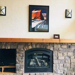 The Lodge at Canyon River Ranch - Gas fireplace