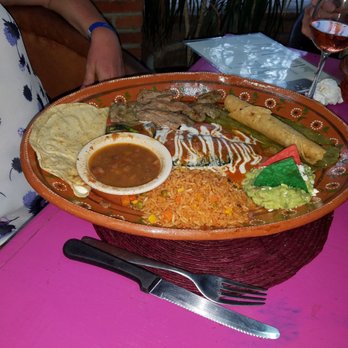 Las Adelitas - Chilie relleno, rolled taco, rice - Mexican Near Me - Puerto Vallarta, JAL