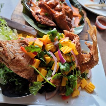 Bang Bar Thai Restaurant - Mango fish. Recommended - Thai Near Me - Seattle, Washington