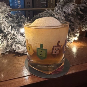 Forgotten Tonic - Unique Hanukkah glasses for Old Fashion - Wine Bars Near Me - Saint Augustine, Florida