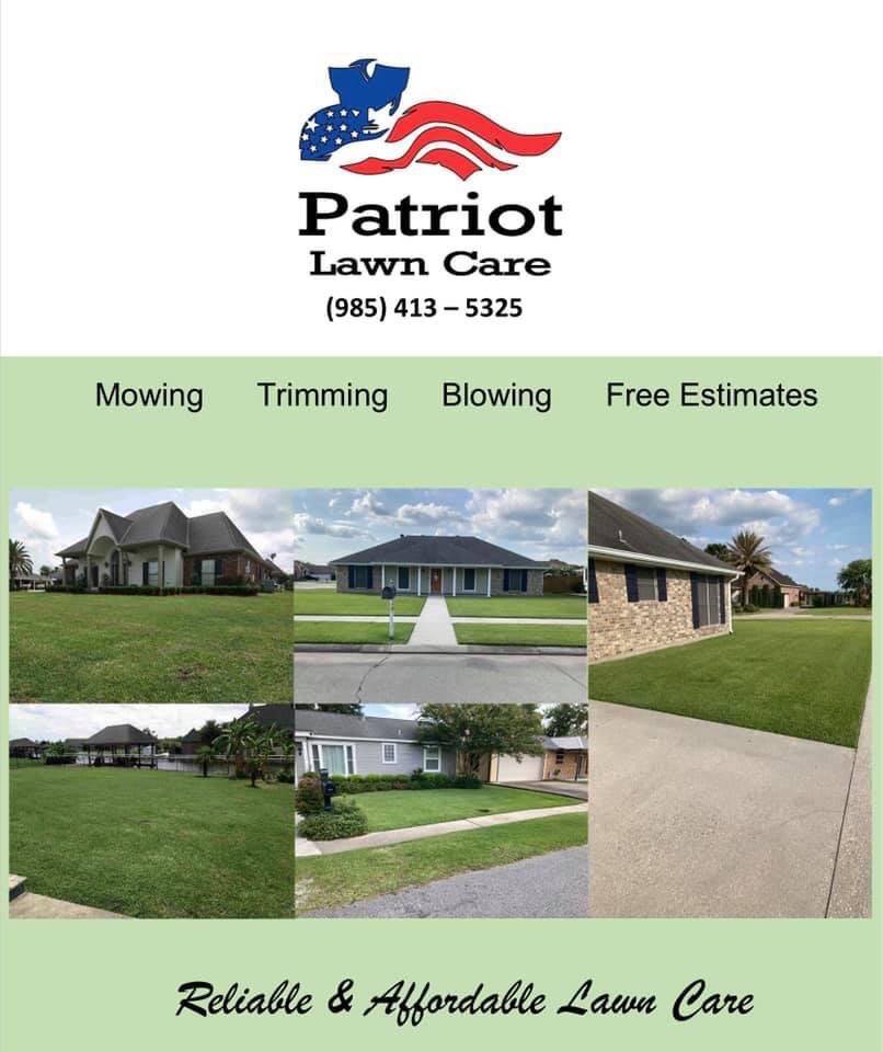 PATRIOT LAWN CARE Houma, Louisiana Tree Services Phone Number Yelp