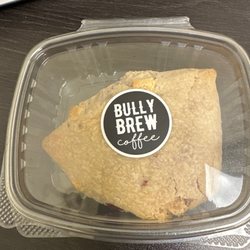 Bully Brew Coffee Co & Roasters - Raspberry white chocolate scone