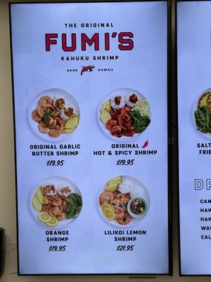 Menu photo 5 Fumi's Kahuku Shrimp Honolulu, HI Menu photo 5 Fumi's Kahuku Shrimp Honolulu, HI