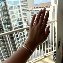 Small love + small juste un clou in yellow gold Small love + small juste un clou in yellow gold