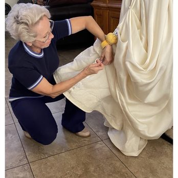 Simple Elegance by Olga - Working on Reigh's wedding dress - Sewing & Alterations Near Me - Glendale, Arizona