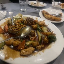 Beef Pan Fried Noodles