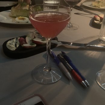 Maple & Ash - Given upon sitting down. Yum! Prickly pear martini - Steakhouses Near Me - Scottsdale, Arizona Maple & Ash - Given upon sitting down. Yum! Prickly pear martini - Steakhouses Near Me - Scottsdale, Arizona
