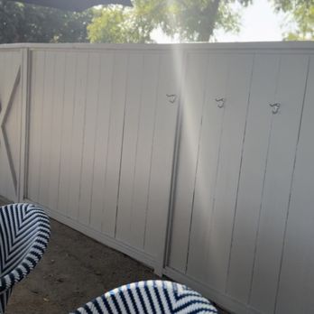 Brix - Half of our group looked at a fence for this $500 event space view - New American Near Me - Napa, California