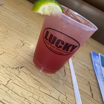 Lucky Oyster - Pink Hurricane Cocktail - Seafood Near Me - Virginia Beach, Virginia Lucky Oyster - Pink Hurricane Cocktail - Seafood Near Me - Virginia Beach, Virginia