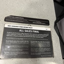 nike employee store pass rules