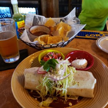 Taco Grande - Chicken Burrito with Red Sauce - Tacos Near Me - Wilmington, Delaware