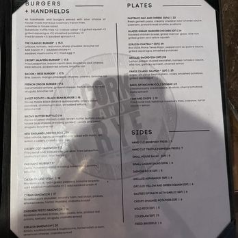 Cork and Rye - Menu - Gastropubs Near Me - Warwick, Rhode Island