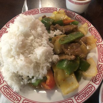 China East - Curry Beef with white rice - Chinese Near Me - Carson City, Nevada
