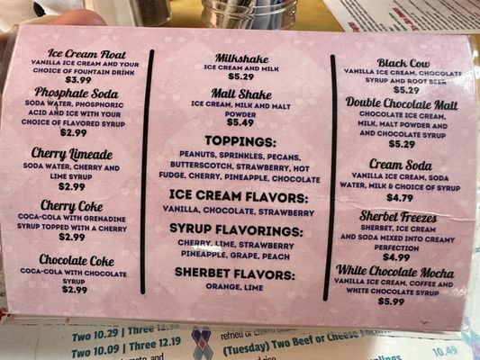Menu photo 5 Ponte's Diner Fairfield, TX