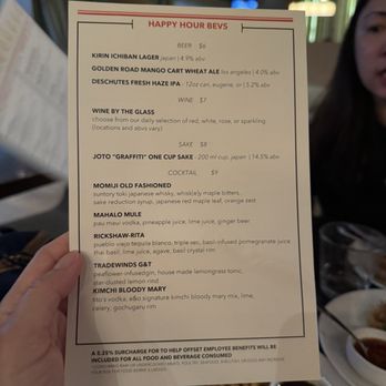 E&O Kitchen and Bar - Happy hour drinks - Asian Fusion Near Me - San Francisco, California