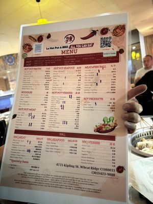 Menu photo 2 La Hotpot and BBQ Wheat Ridge, CO