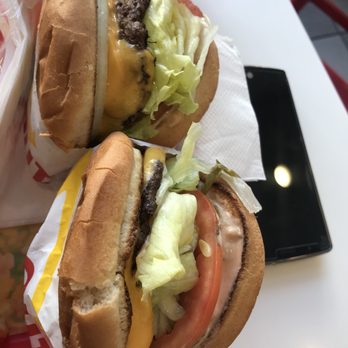 In-N-Out Burger - Animal style cheese burger and regular cheese burger - Burgers Near Me - Glendale, California In-N-Out Burger - Animal style cheese burger and regular cheese burger - Burgers Near Me - Glendale, California