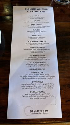Menu photo 2 Old Vines Wine Bar Kennebunk, ME