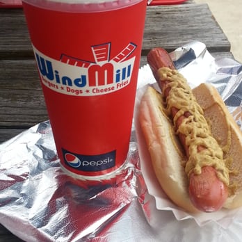 The Windmill Hot Dogs - My meal before eating - Fast Food Near Me - Ocean Grove, New Jersey