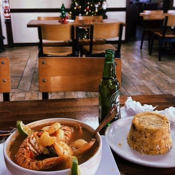Old San Juan Restaurant - Seafood soup with Mofongo with Heineken - Latin American Near Me - Camden, New Jersey Old San Juan Restaurant - Seafood soup with Mofongo with Heineken - Latin American Near Me - Camden, New Jersey