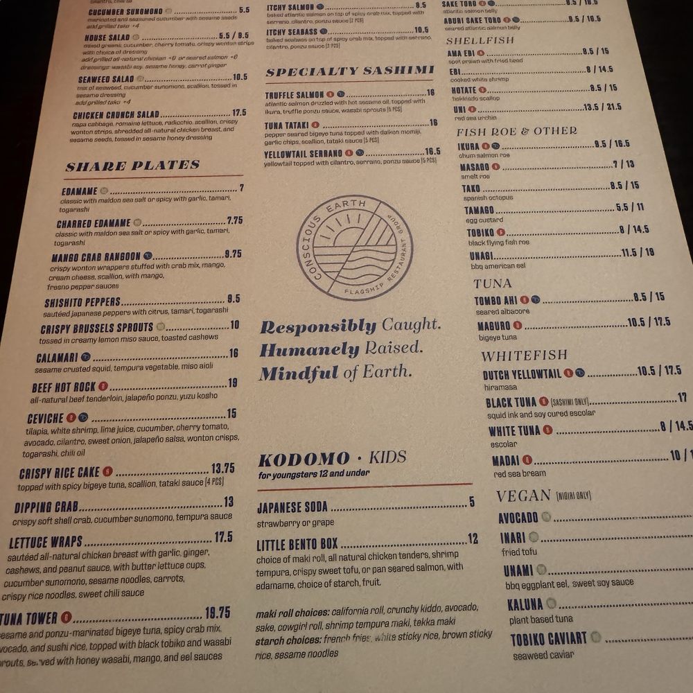Blue Sushi Sake Grill - Menu - Sushi Bars Near Me - Houston, Texas Blue Sushi Sake Grill - Menu - Sushi Bars Near Me - Houston, Texas