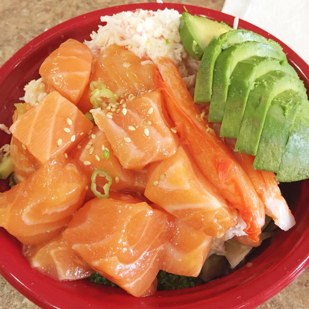 Red Bowls - Alaskan Bowl - Japanese Near Me - Seattle, Washington Red Bowls - Alaskan Bowl - Japanese Near Me - Seattle, Washington