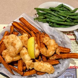 Mike's Clam Shack - Haddock nugget basket with sweet potato fries