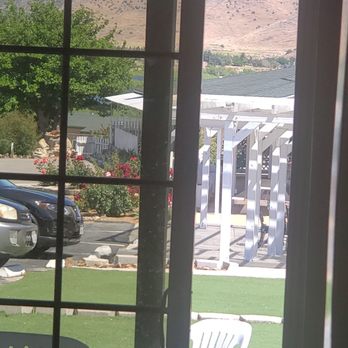 Lakeshore Lodge - View from our patio door. - Vacation Rentals Near Me - Wofford Heights, California