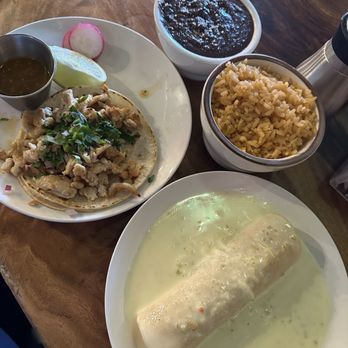 Azul Tequila - The rice was amazing. The tacos and beans were good. The chicken enchilada was dry and hard to cut with a knife. - Mexican Near Me - Bentonville, Arkansas