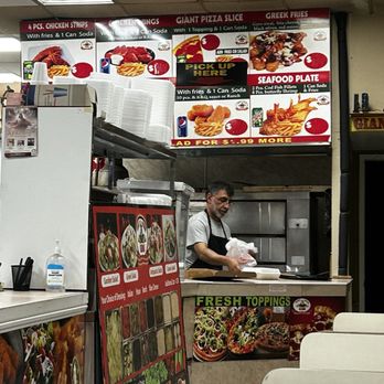 Giant Pizza King - Greek fries on the menu - Pizza Near Me - Imperial Beach, California