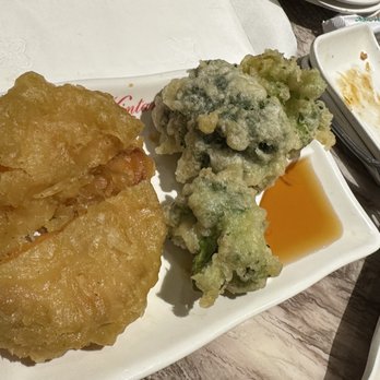 Kintaro Sushi & Hot Pot - Sweet potato and broccoli tempura - Sushi Bars Near Me - Rocky River, Ohio Kintaro Sushi & Hot Pot - Sweet potato and broccoli tempura - Sushi Bars Near Me - Rocky River, Ohio