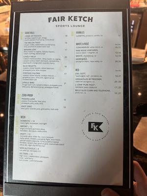 Menu photo 1 Fair Ketch Fort Lauderdale, FL Menu photo 1 Fair Ketch Fort Lauderdale, FL