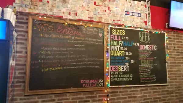 Menu photo 3 Yats Avon, IN