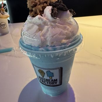 ICECREAM FACTORY - Mini Cookie Monster shake - Ice Cream & Frozen Yogurt Near Me - Greensboro, North Carolina ICECREAM FACTORY - Mini Cookie Monster shake - Ice Cream & Frozen Yogurt Near Me - Greensboro, North Carolina