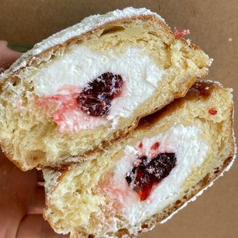 Country Donuts - Strawberry Paczki - Donuts Near Me - Crystal Lake, Illinois