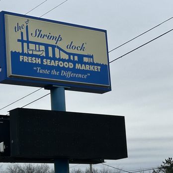 The Shrimp Dock - Alcoa - Road sign - advertising - Seafood Near Me - Alcoa, Tennessee