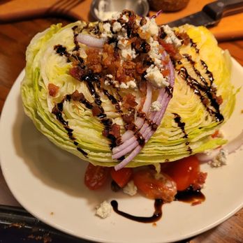 Outback Steakhouse - Blue cheese wedge salad (without the salt) - Steakhouses Near Me - Stockbridge, Georgia Outback Steakhouse - Blue cheese wedge salad (without the salt) - Steakhouses Near Me - Stockbridge, Georgia