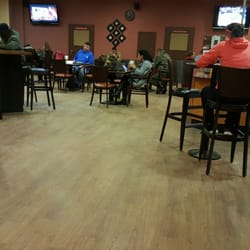 Java Café - Tables, couches, chairs, and laptop counters with power outlets.