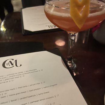 CdM Restaurant - Paper plane martini - New American Near Me - Corona Del Mar, California