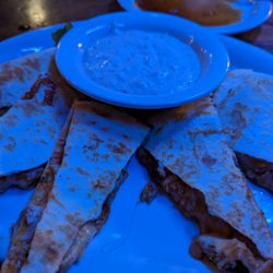 The Elk Public House - BBQ quesadilla (by the window)