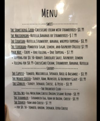 Menu photo 4 Claire’s Creperie Mount Dora, FL Menu photo 4 Claire’s Creperie Mount Dora, FL