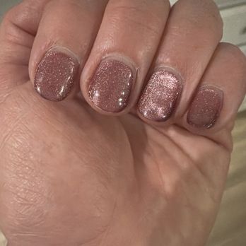 Magnolia Nail Lounge - Such a cute finish. They had grown out a few days before I took the pic. - Nail Salons Near Me - McKinney, Texas